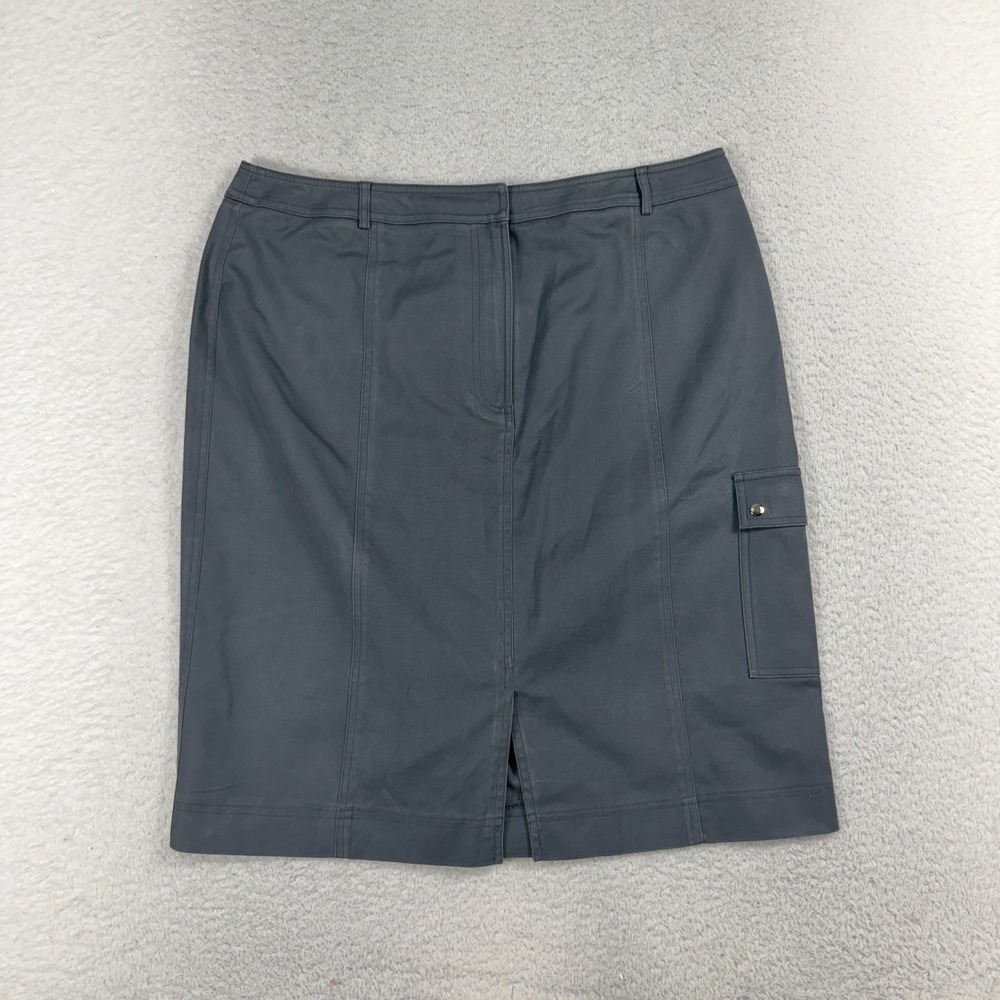 Talbots Collection Vintage Stretch Women’s Gray Skirt Size 16 (W34) Office